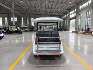 รถชมวิวไฟฟ้าสีขาวแบบวินเทจ เปิดประทุน สำหรับขนส่งนักท่องเที่ยว - Product Image 6
