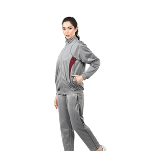 Most Demanding Reinforced <b>Stitched</b> Women's Stand Collar Zipper Closure Polyester Made Summer Wear Athletic Outdoor <b>Tracksuits</b> - Product Image 2