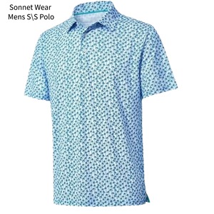 เสื้อโปโลแขนสั้นพิมพ์ลาย AOP คุณภาพสูงสำหรับผู้ชาย - Product Image 5