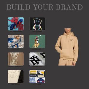 Sudadera Unisex con Lavado Ácido y Bordado, 100% Algodón, Ligera, Ecológica, Transpirable, con Logotipo Personalizado en la Parte Delantera, Estilo Oversize, para Otoño - Product Image 2