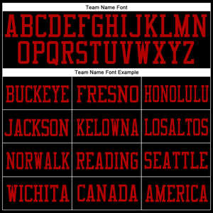 Custom Black Red American Football Jersey Breathable Moisture Wicking Polyester <b>Fabric</b> Athletic Team Uniform Sublimation Ready - Product Image 6