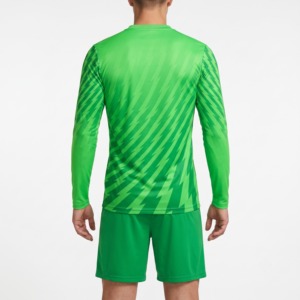 <span class=keywords><strong>Maglia</strong></span> da <span class=keywords><strong>Portiere</strong></span> Personalizzata Traspirante Stile Anni '90 in Poliestere Riciclato Interlock a Maniche Lunghe, Produzione OEM all'Ingrosso - Product Image 4