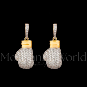Pendentif Hip Hop de luxe en Moissanite VVS de qualité export, serti de diamants, style Hip Hop, disponible à la vente - Product Image 3