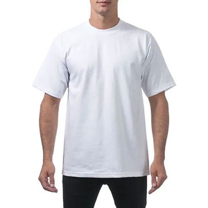 T-shirts Pro Club pour hommes, coton lourd, manches courtes, col rond, t-shirt personnalisé pour le fitness et le jogging, AI-TSM-015 - Product Image 6