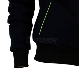 Sweat-shirts à fermeture éclair pour hommes en coton, design personnalisé, légers, de haute qualité - Product Image 6