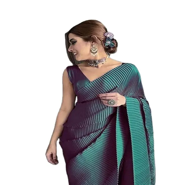 designer saree sarees party wear wedding embroidery work heavy banrasi silk saree sari with heavy blouse