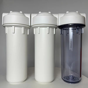 Filtro Doméstico Manual de 10 Pulgadas con Carcasa Multicolor (Azul/Blanco/Verde) de 100 GPD, con Manual de Instrucciones en Inglés - Product Image 1