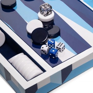 Juego de Backgammon de Cuero Personalizado al por Mayor con Tablero de Viaje de Lucite, Diseño Plegable Ecológico y Duradero para Uso en Interiores/Exteriores - Product Image 5