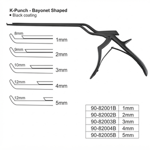 Rongeur Vertebral de 200 mm, 5 mm de Ancho, 90, 110, 130 Grados, Instrumento Quirúrgico Espinal, Herramienta Ortopédica Manual de Acero Inoxidable - Product Image 5