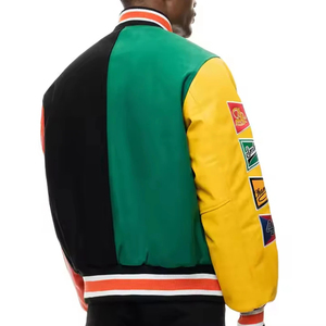 Top Quality Custom Chenille Patches Varsity <b>Jackets</b> Fashionable American School Uniform <b>Baseball</b> <b>jacket</b> <b>Men's</b> Winter <b>Jackets</b> - Product Image 3