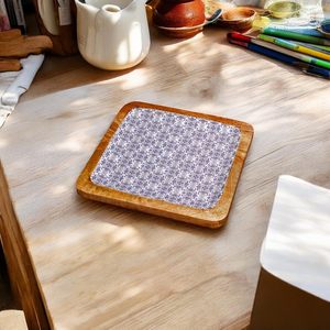 ถาดเสิร์ฟลายพิมพ์สวยงาม ขนาดมาตรฐาน พร้อมสติกเกอร์ตกแต่ง สำหรับเสิร์ฟขนม ราคาสุดคุ้ม - Product Image 6