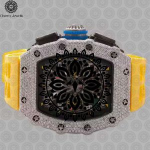 Reloj Charm para Hombre de Acero Inoxidable, Caja de 40 mm, Cristal, Movimiento Mecánico Analógico, Resistente al Agua 10 Bar, Fecha Automática, Lujo y Moda - Product Image 1