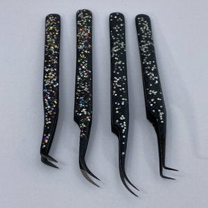 Pince à épiler en acier inoxydable à pointe fine, outil de beauté pour salon de maquillage et soins quotidiens des cils - Product Image 4