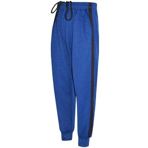 Unisex Blue Tracksuit Full <b>Zip</b> Hooded <b>Sweatshirt</b> With Side Pockets Breathable Polyester Sporty Design Autumn Wear Regular Fit - Product Image 5