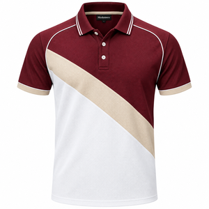 Camiseta de Manga Corta Tejida Transpirable de Secado Rápido, Color Sólido, Informal para Hombre, para el Verano, con Logotipo Personalizado - Product Image 5