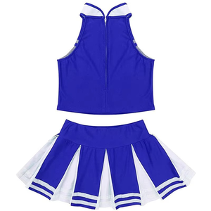 Tenues de cheerleading personnalisées pour femmes 2026 – Ensemble de haute qualité avec imprimés et strass, élastiques, vente en gros - Product Image 3