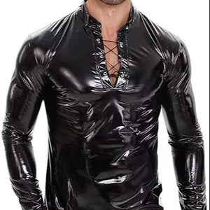 Débardeurs en similicuir pour hommes, débardeur en coton surdimensionné, couleur personnalisée, 100 % coton respirant, tissu sans manches, vente en gros - Product Image 1