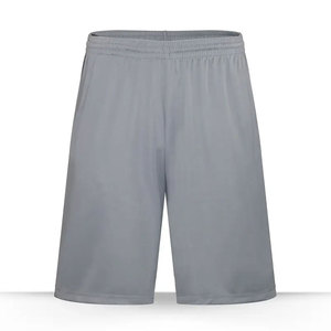 Shorts de sport décontractés d'été pour hommes, motif uni, design en maille respirante, taille élastique, shorts d'entraînement sportif - Product Image 6