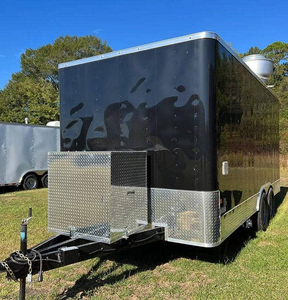 Perfect 8.5x20 Enclosed Utility Trailer For Mobile Food Truck with Full Kitchen <b>Cheap</b> Square Trailers Mobile Food Trailer - Product Image 3