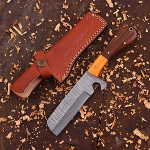 Cuchillo de Camping LEGACY BLADES de Alta Calidad, Acero de Damasco de Grado Industrial, Mango de Madera Hecho a Mano, Garantía de 3 Años, OEM - Product Image 1