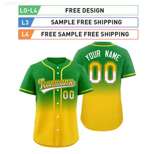 Uniformes de Béisbol Personalizados para Hombre con Logotipo, Uniformes de Equipo Premium con Botones Completos, Impresión Digital, Absorbentes de Humedad, 100% Poliéster, Manga Corta - Product Image 2
