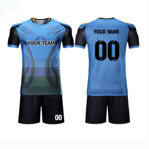 Maillots de football personnalisés nouvelle saison, design tendance, impression par transfert thermique, 100% polyester respirant, coupe ajustée - Product Image 4