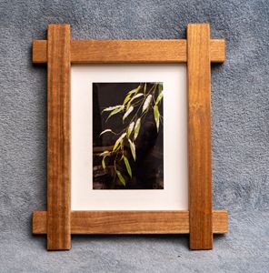 Wooden Rectangular Photo <b>Frame</b> <b>Wall</b> Mount Vertical Classic Dark Brown Finish Handmade Light Weight <b>Frame</b> - Product Image 4