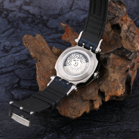 Montre mécanique ETA unisexe de luxe haut de gamme en or rose avec diamants Moissanite, disponible dans le monde entier – Vente en gros