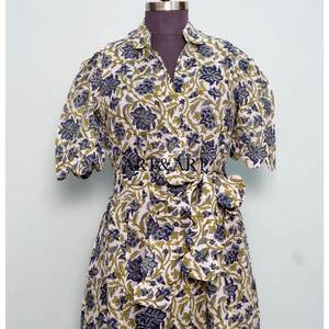 <b>Women's</b> <b>dress</b> Girls Sweet Natural Casual <b>Dresses</b> Elegant Floral Print V-Neck Midi Length Ready-Made Office casual wear - Product Image 4