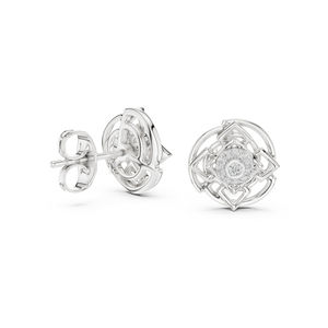 Pendientes de Oro Amarillo de 14K con Diamantes Cultivados en Laboratorio para Mujer |   Regalo de Aniversario |   Diamante Cultivado Nuevo - Product Image 6