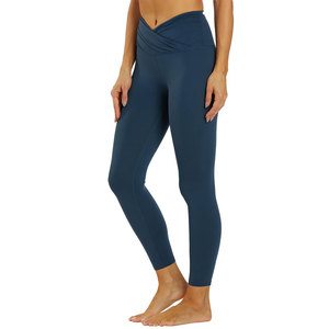Leggings de Yoga de Cintura Alta para Mujer, Color Sólido, Control de Figura, Pantalones Sin Costuras de Spandex y Nailon por azonix - Product Image 5