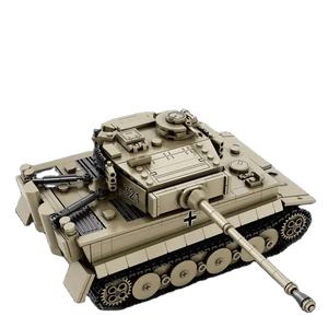 Bloques de construcción del tanque Tiger I, 1138 piezas, modelo de tanque pesado clásico de la Segunda Guerra Mundial, serie militar, ladrillos, juguetes de bricolaje para niños, regalos. - Product Image 1