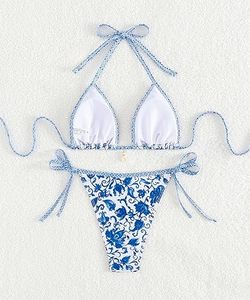 Bikini personnalisé très demandé en tissu nylon spandex, robe de plage - Product Image 5