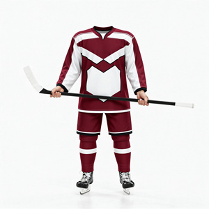 Maillot de hockey sur glace haute performance, tenue d'équipe personnalisée, polyester respirant, sublimé, écologique, grande taille, équipement d'entraînement - Product Image 5