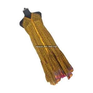 Bohemian Unbranded Fashionable Women's Silk <b>Spaghetti</b> Maxi Dress Ladies Elegant Dinner Gown Sleeveless Evening Gowns Women's - Product Image 1