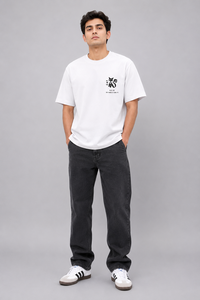 Premium 290 GSM Heavyweight Knitted Cotton Blend Oversized T Shirt Custom Printed Streetwear Unisex OEM ODM Manufacturer RTS - Product Image 3