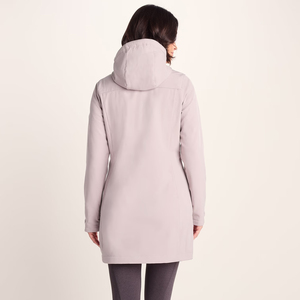 Chaquetas Softshell Largas para Mujer de Buena Calidad, al por Mayor, Personalizadas, Resistentes al Viento, Transpirables, con Capucha, Clásicas, para Invierno - Product Image 2