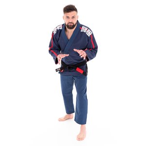 Kimono BJJ Azul para Hombre, Logos y Etiquetas Personalizadas, Material de Alta Calidad, Corte Regular, 100% Algodón, Ropa de Artes Marciales para Adultos - Product Image 5