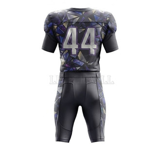 Uniforme de Fútbol Americano de Poliéster de Alto Rendimiento, Transpirable, Ligero, Diseño Atlético para Prácticas y Partidos de Equipo - Product Image 2