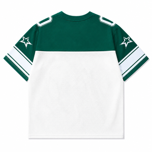 Maillot de football américain personnalisé en mesh, unisexe, coupe oversize, style streetwear, fournisseur en gros d'usine - Product Image 6
