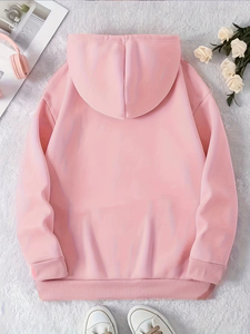 Sudaderas con capucha para mujer, sudadera con capucha profesional europea y americana con estampado de corazón, sudadera informal de moda estilo HipHop - Product Image 2
