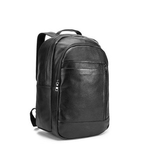 Stylish Waterproof Leather <b>Backpack</b> Anti-Theft Vintage Laptop Rucksack Genuine Leather LBP-0331 - Product Image 1