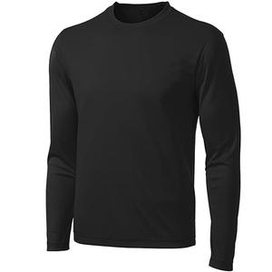 T-shirt de sport unisexe à manches longues en Spandex/Polyester respirant, imprimé, grande taille, pour la gym et le fitness, vente en gros OEM - Product Image 1
