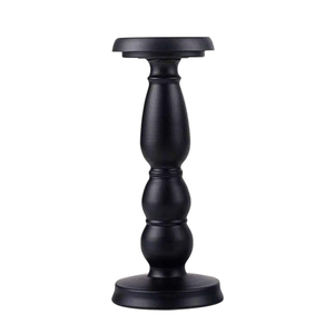 Nuevo Candelabro Decorativo para Decoración del Hogar, Acabado Negro Mate, Portavelas de Aluminio Fundido, Hecho a Mano y Personalizado - Product Image 3