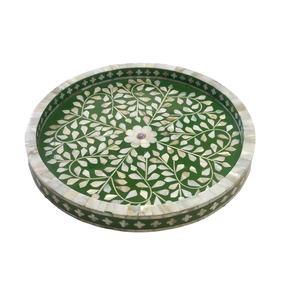 Juego de 3 piezas de quemador de incienso aromático árabe Eid Mubarak, resina epoxi y bandeja de madera de acacia de ROYAL ARTISANS para regalo - Product Image 5