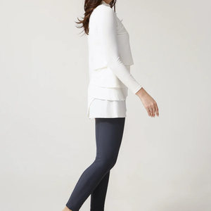 Traje de Baño Deportivo Islámico Modesto de 2 Piezas para Mujer, Corte Alto, Material Ecológico, Cierre de Cremallera Frontal con Logotipo, para Playa, Verano - Product Image 3