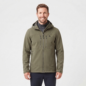Chaqueta Softshell Personalizada, Impermeable, para Senderismo y Camping, con Bolsillo en el Pecho, Cremallera y Capucha, para Hombre - Product Image 1