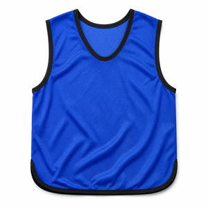 Custom Sports Training <b>Bib</b> Lightweight Breathable Mesh Team Practice Vest Personalized Logo Soccer <b>Football</b> Training Pinnies OEM - Product Image 1