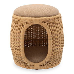 Camas para mascotas de la más alta calidad, hechas a mano, de ratán, cesta para gatos, casa para perros tejida para interiores. - Product Image 1