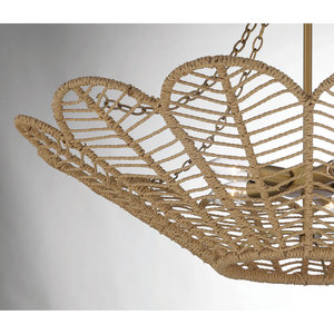 โคมระย้าทรงเรขาคณิตหรี่แสงได้5ดวงเครื่องมือหมุนที่ทันสมัยสำหรับตกแต่งบ้าน - Product Image 5